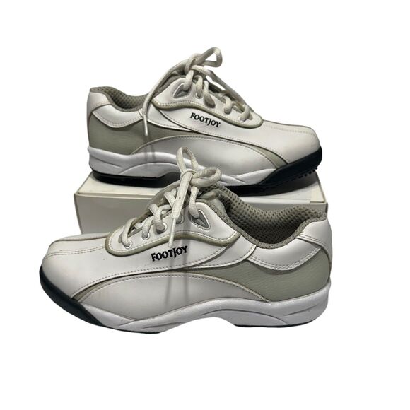 FootJoy GreenJoys Golf‎ Shoes Women Size 6M White Soft spikes 48744P - Picture 15 of 16
